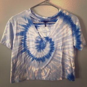 Tie-dye crop tee✨